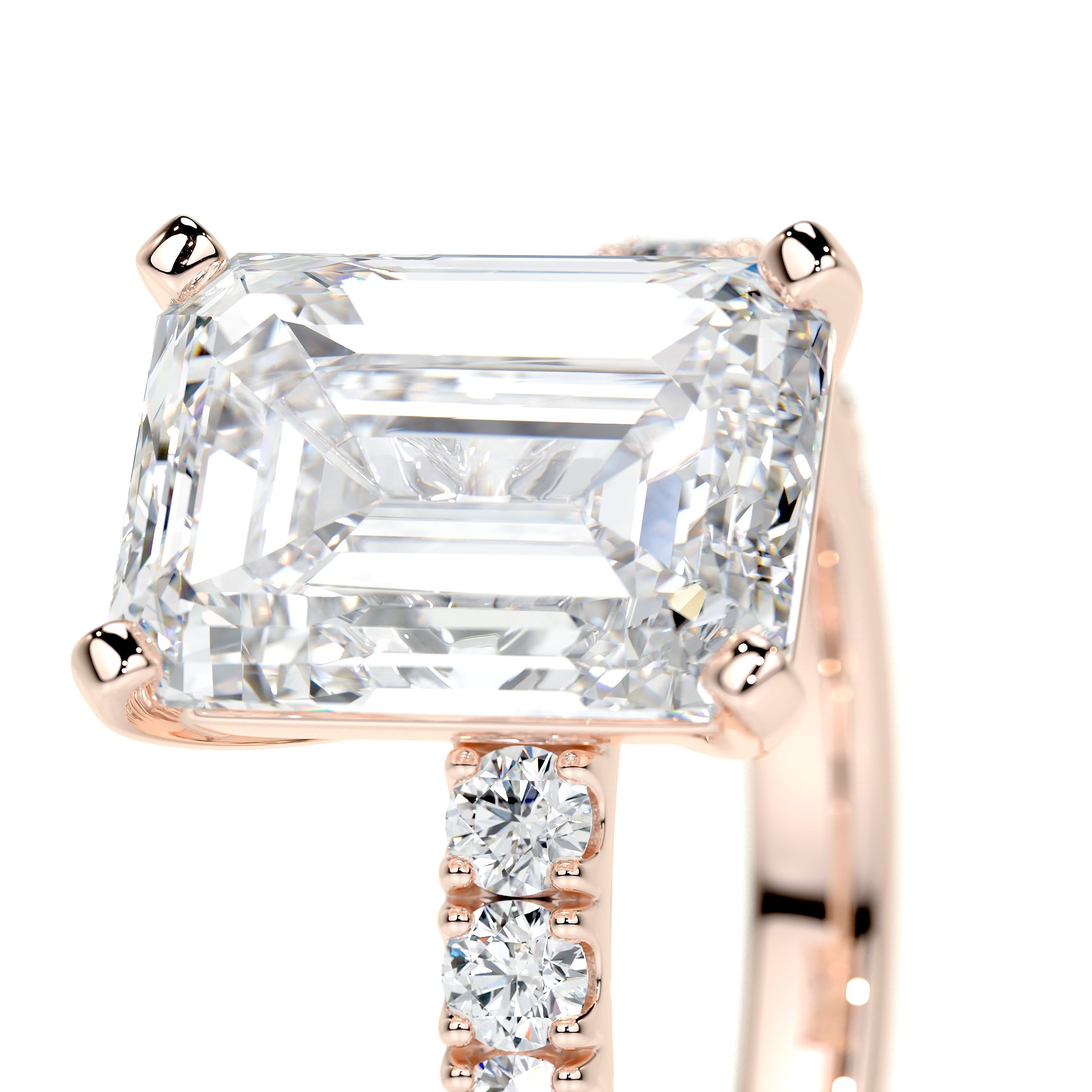 Royal Lab Grown Diamond Ring -14K Rose Gold (RTS)