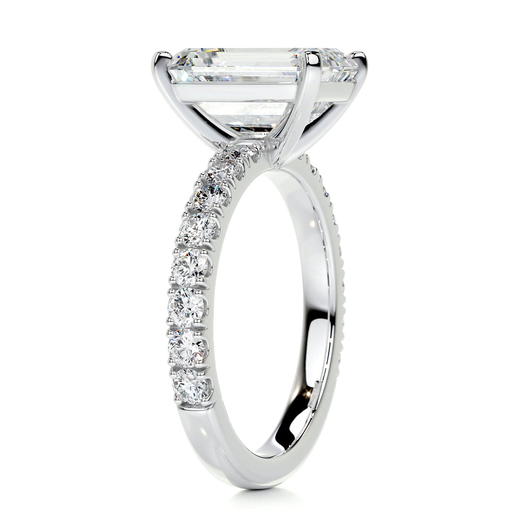 Royal Diamond Engagement Ring -14K White Gold (RTS)