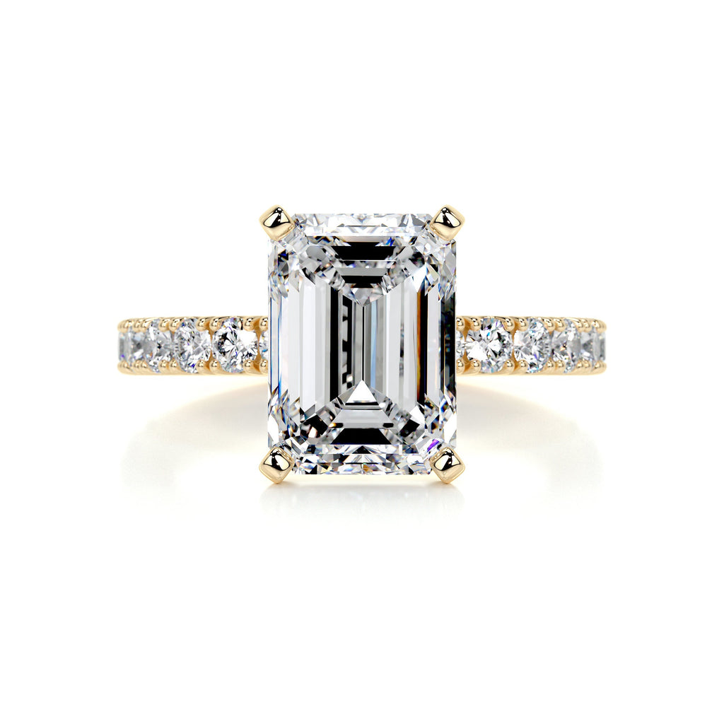 Royal Diamond Engagement Ring -18K Yellow Gold (RTS)