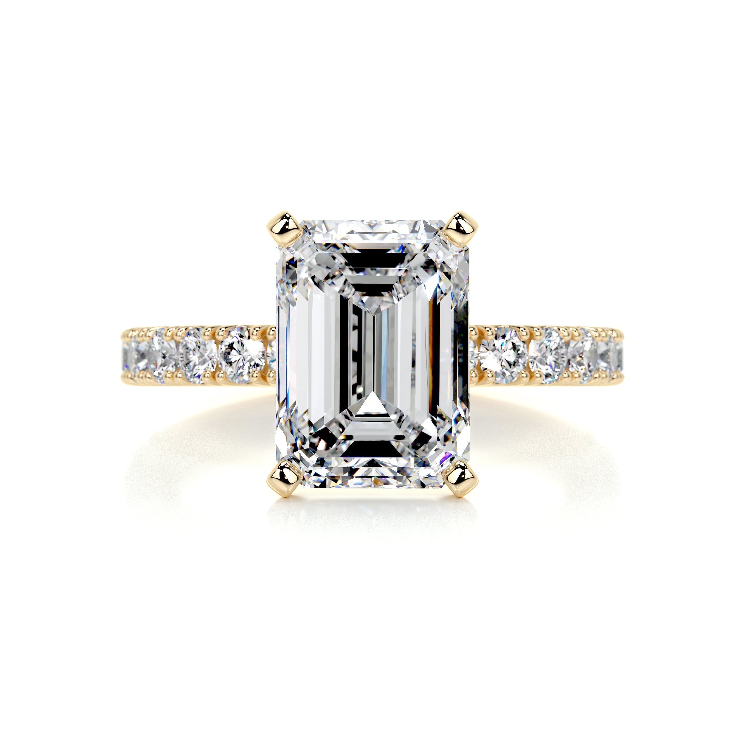 Royal Diamond Engagement Ring -18K Yellow Gold (RTS)