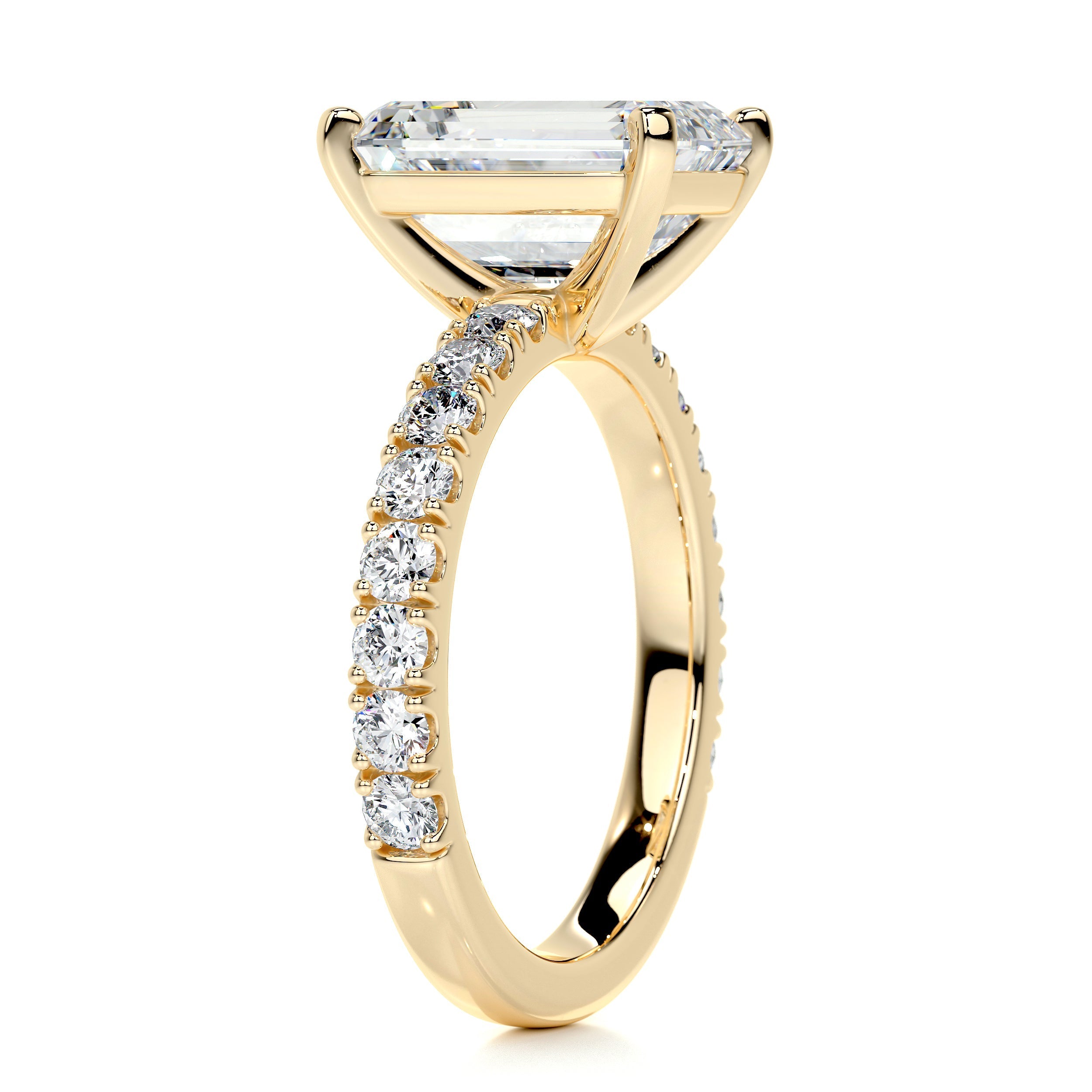 Royal Diamond Engagement Ring -18K Yellow Gold (RTS)