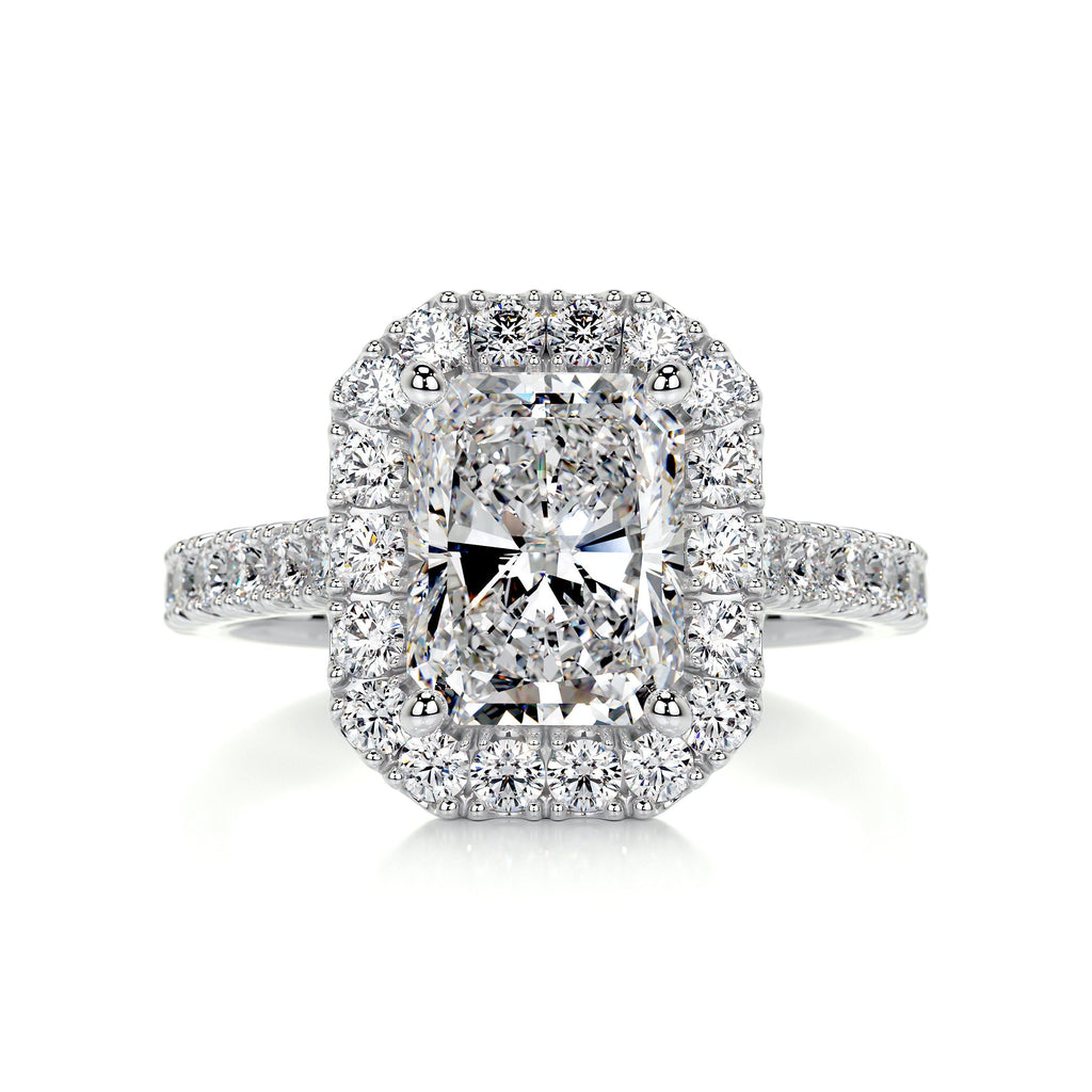 Andrea Diamond Engagement Ring -14K White Gold (RTS)