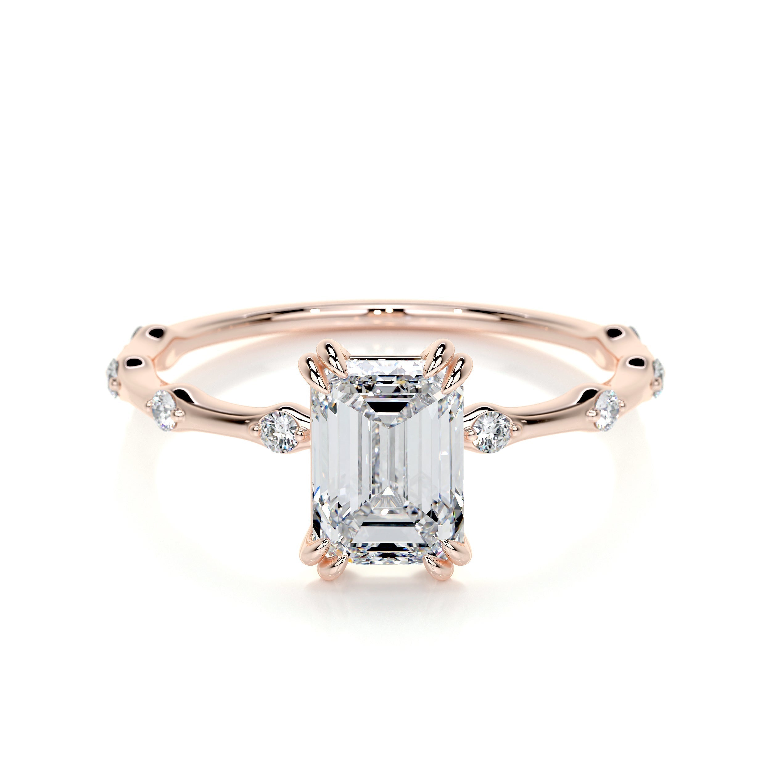 Wilma Lab Grown Diamond Ring -14K Rose Gold (RTS)