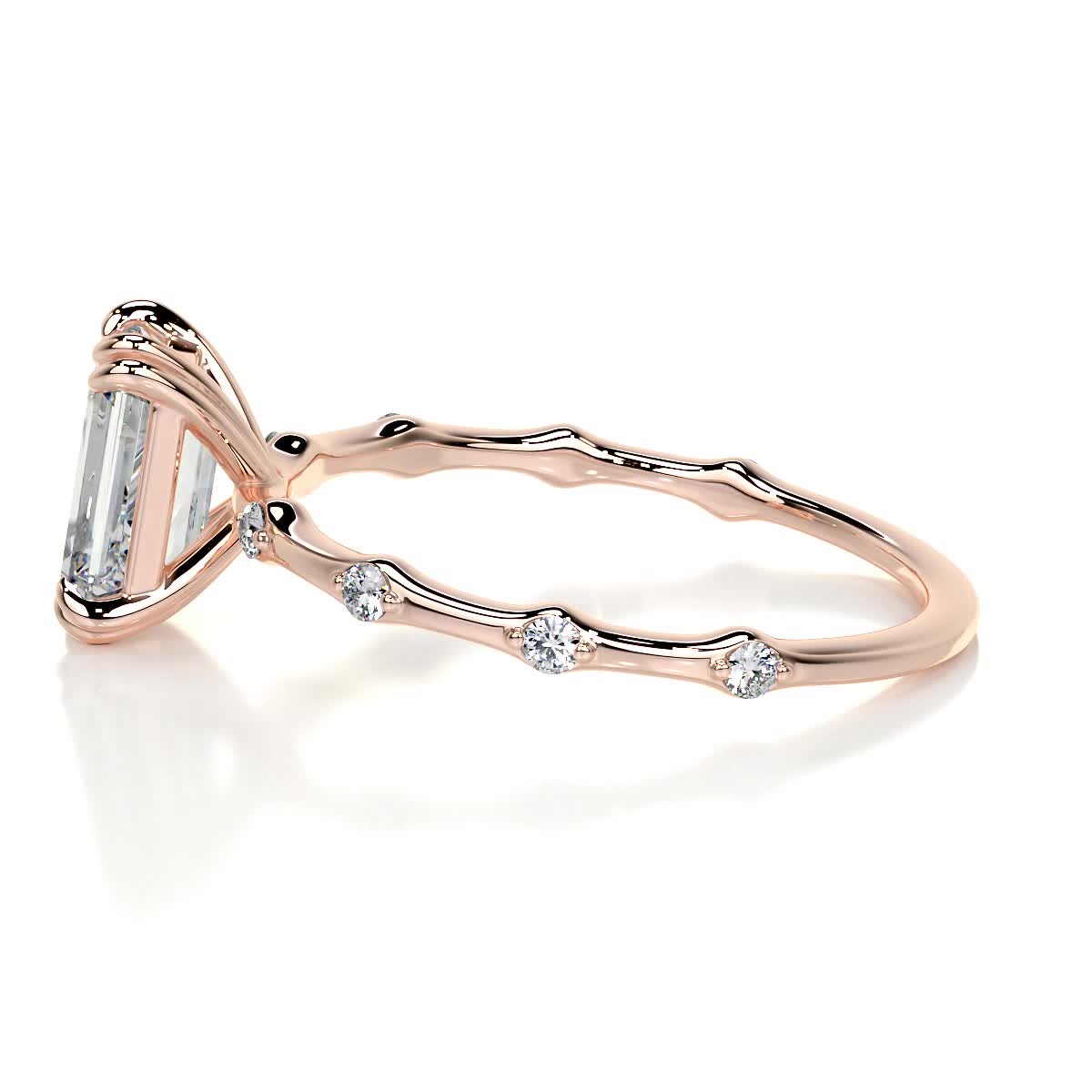 Wilma Lab Grown Diamond Ring -14K Rose Gold (RTS)