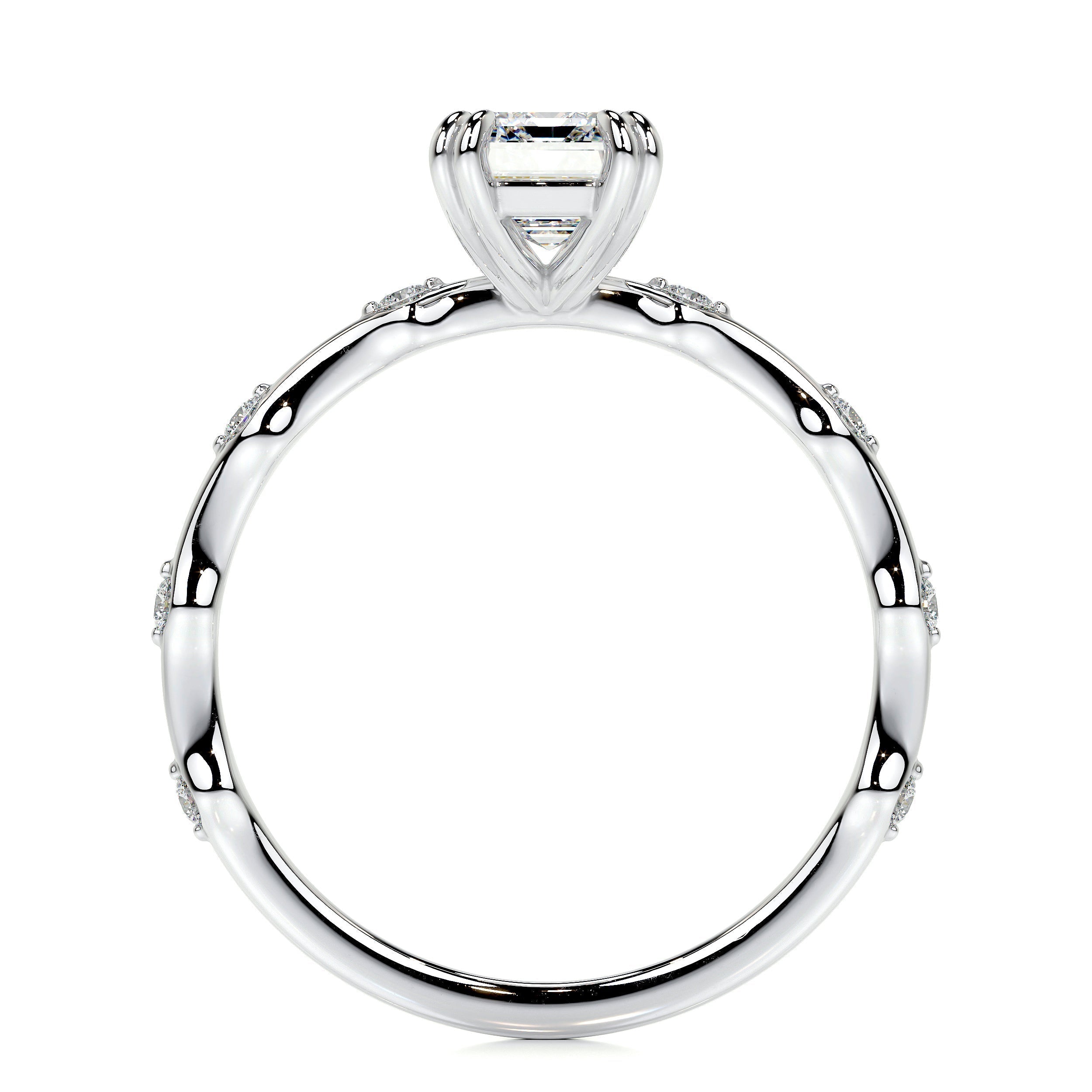 Wilma Lab Grown Diamond Ring -14K White Gold (RTS)