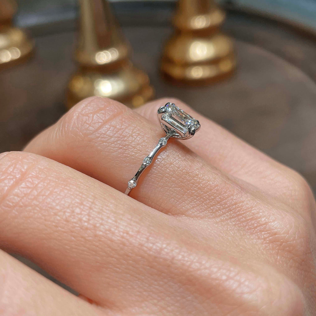 Wilma Lab Grown Diamond Ring -14K White Gold (RTS)