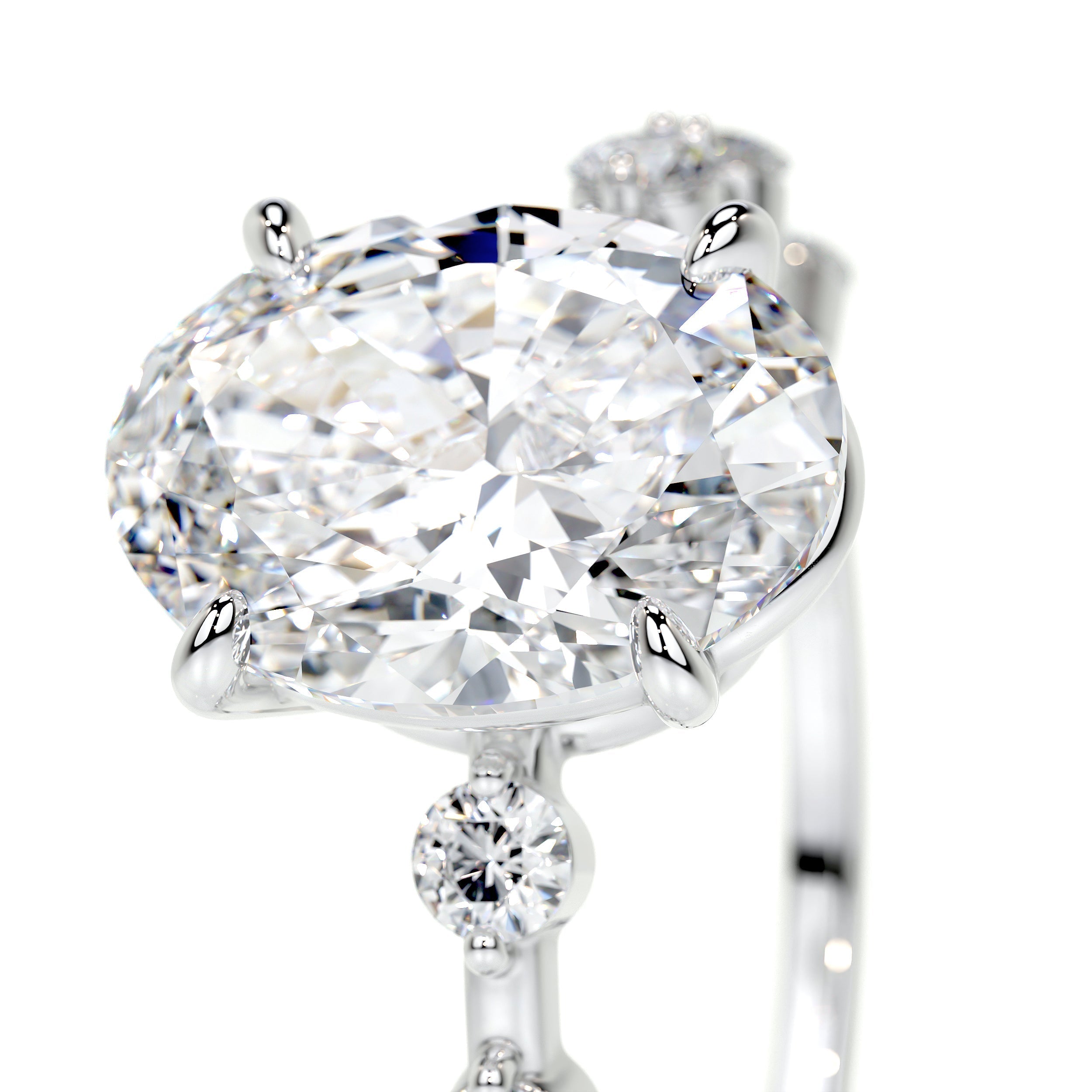 Bell Lab Grown Diamond Ring -Platinum (RTS)