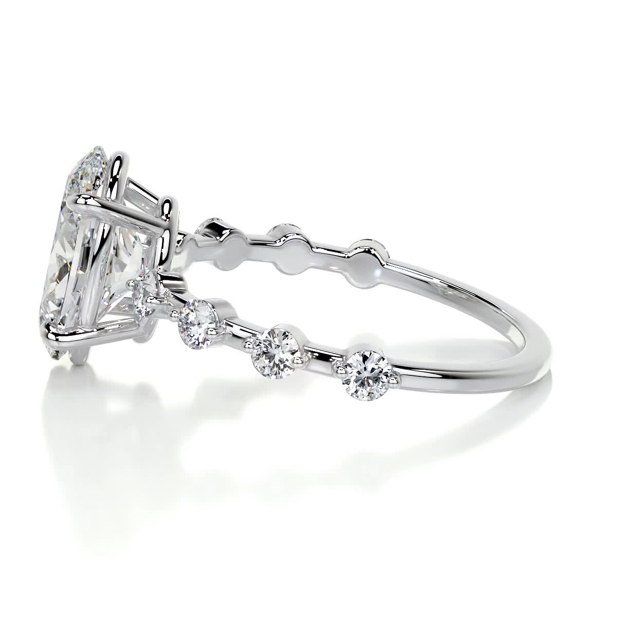 Bell Lab Grown Diamond Ring -Platinum (RTS)