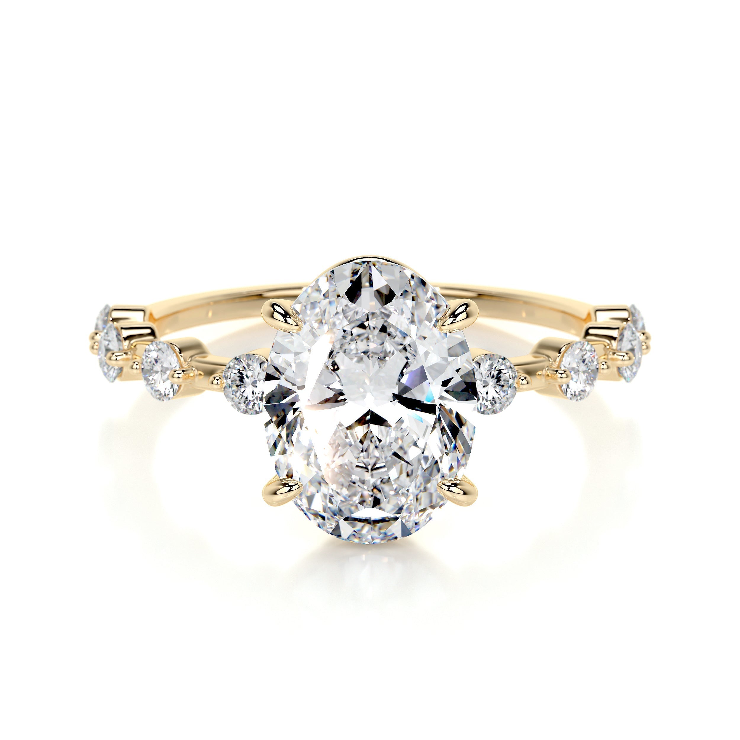 Bell Lab Grown Diamond Ring -18K Yellow Gold (RTS)