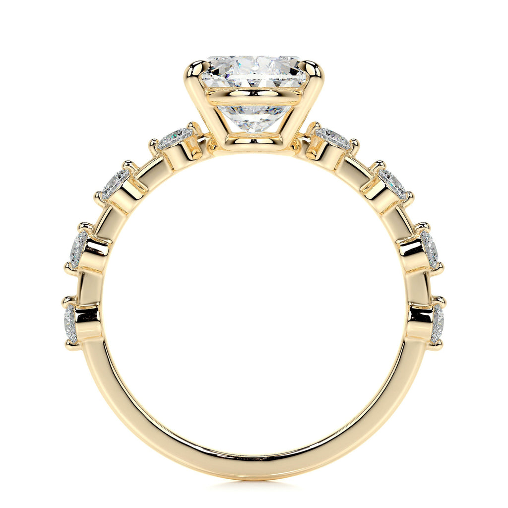 Bell Lab Grown Diamond Ring -18K Yellow Gold (RTS)