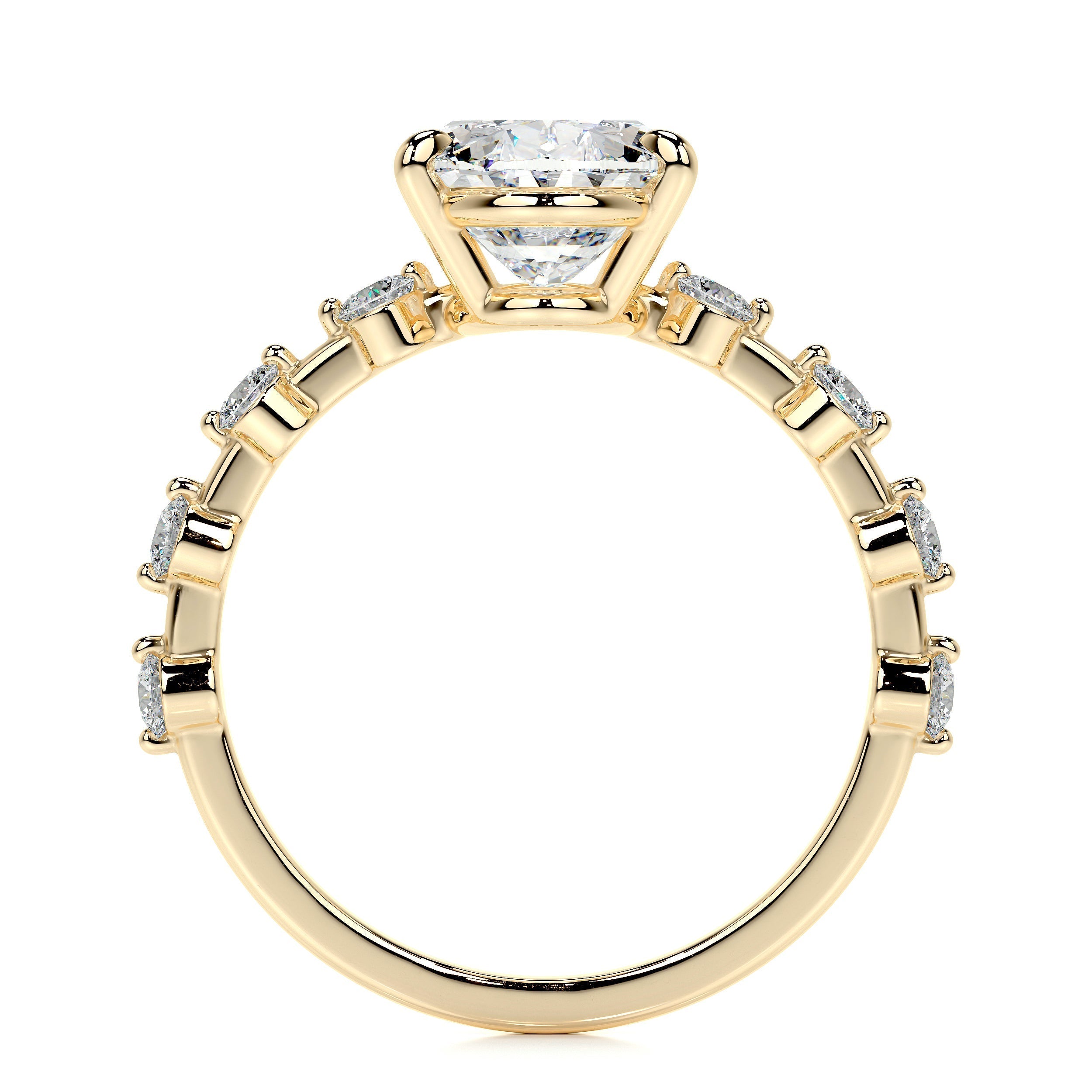 Bell Lab Grown Diamond Ring -18K Yellow Gold (RTS)