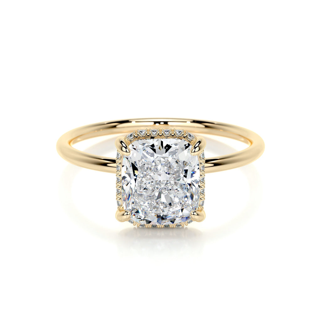 Priscilla Lab Grown Diamond Ring -18K Yellow Gold (RTS)