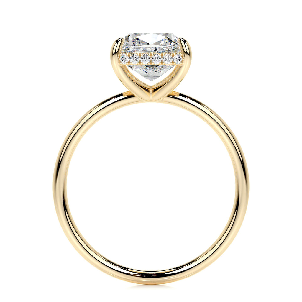 Priscilla Lab Grown Diamond Ring -18K Yellow Gold (RTS)