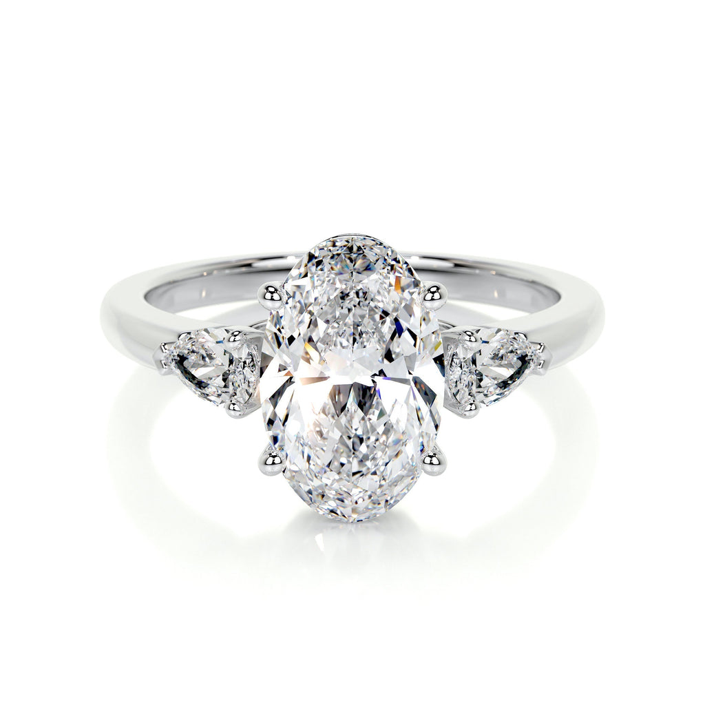 Kamala Lab Grown Diamond Ring -14K White Gold (RTS)