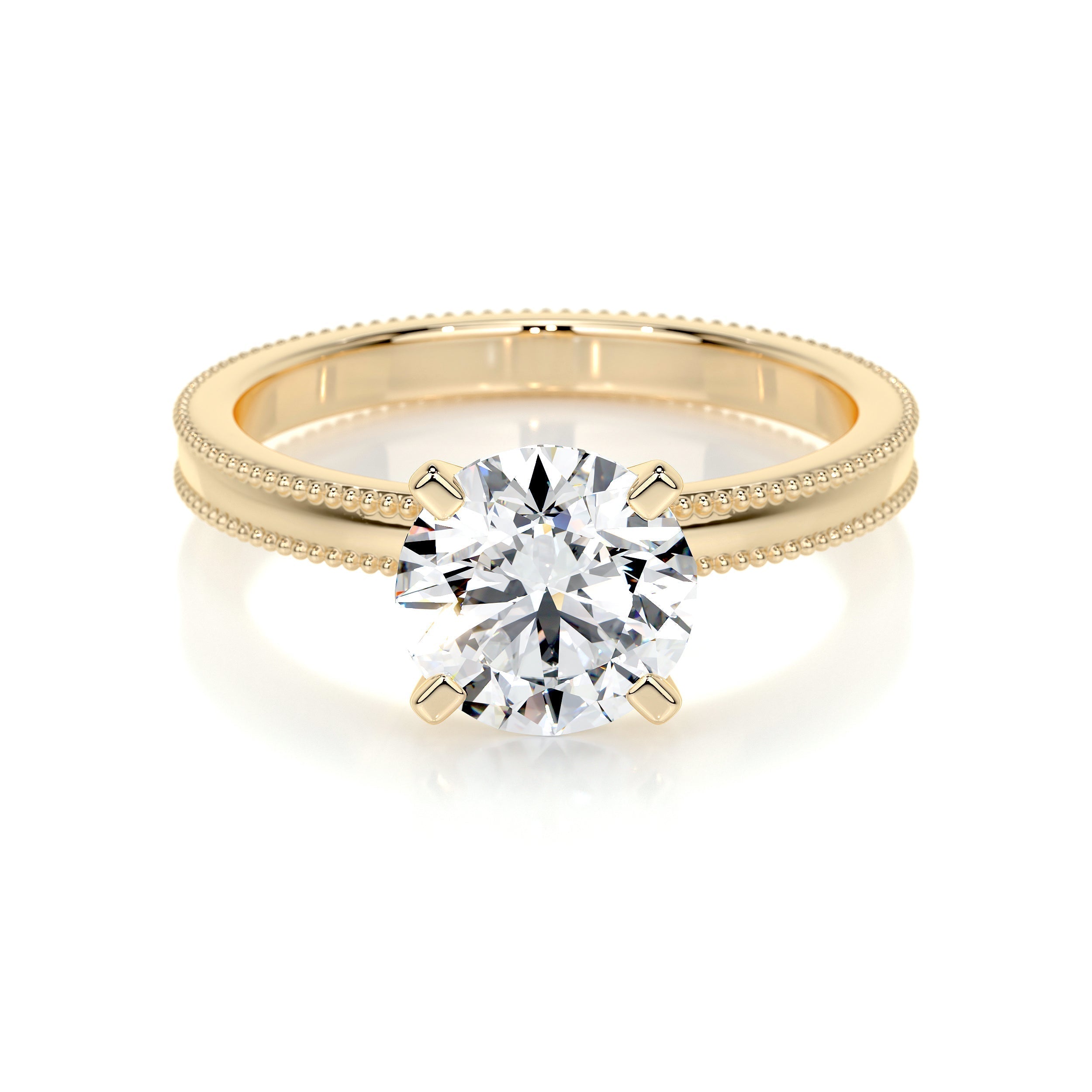 Charlie Lab Grown Diamond Ring -18K Yellow Gold (RTS)