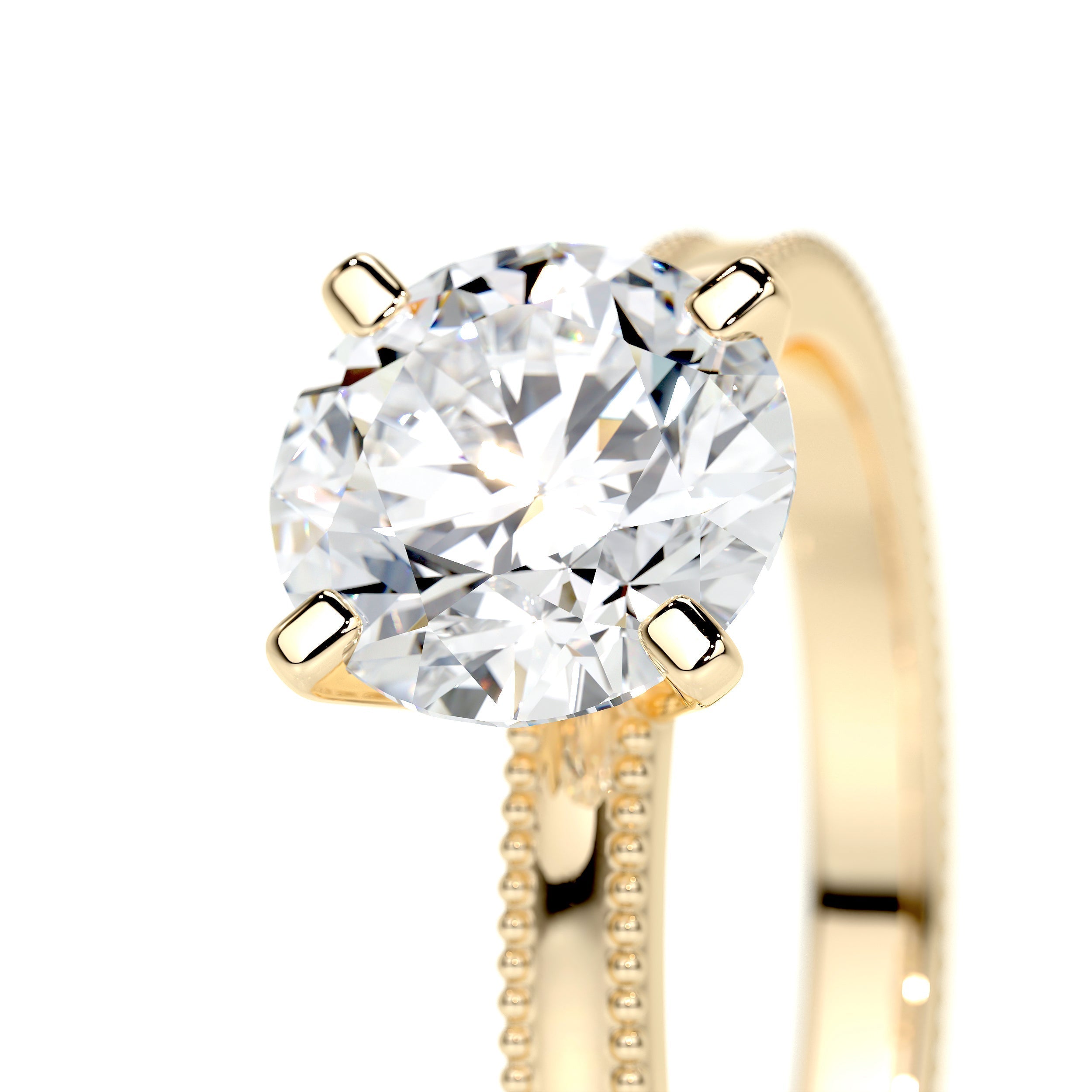 Charlie Lab Grown Diamond Ring -18K Yellow Gold (RTS)