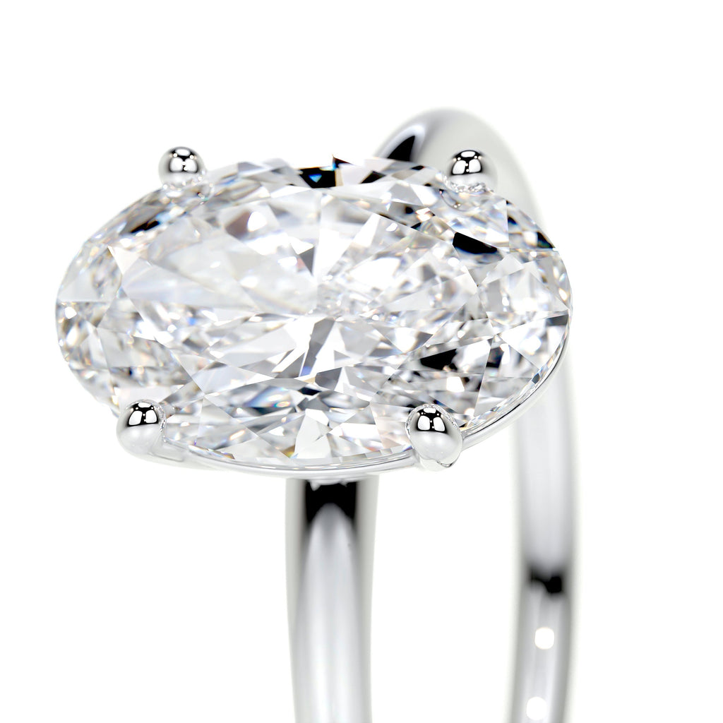 Adaline Lab Grown Diamond Ring -14K White Gold (RTS)