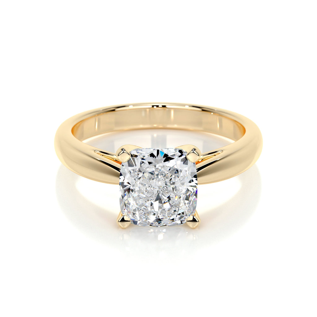 Diana Lab Grown Diamond Ring -18K Yellow Gold (RTS)