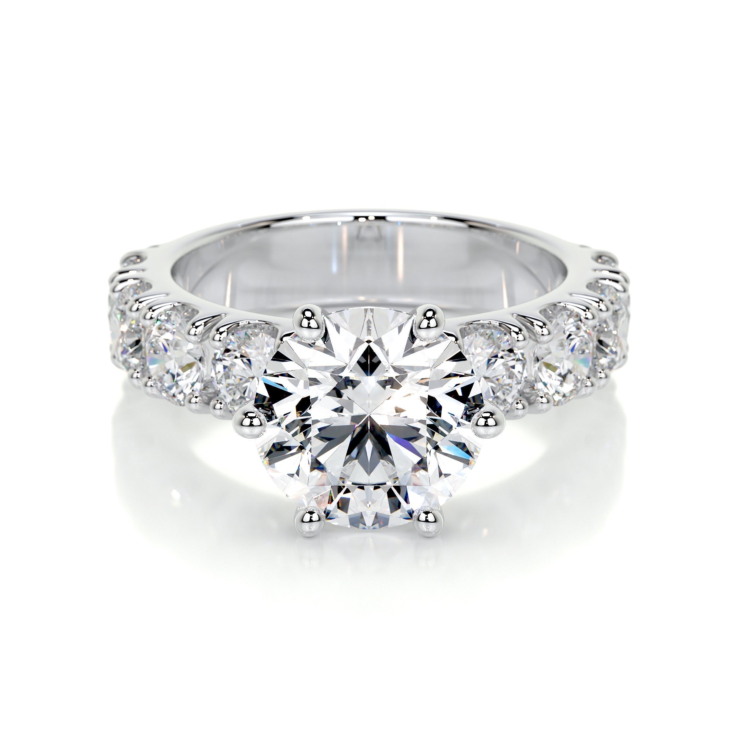 Molly Lab Grown Diamond Ring -14K White Gold (RTS)