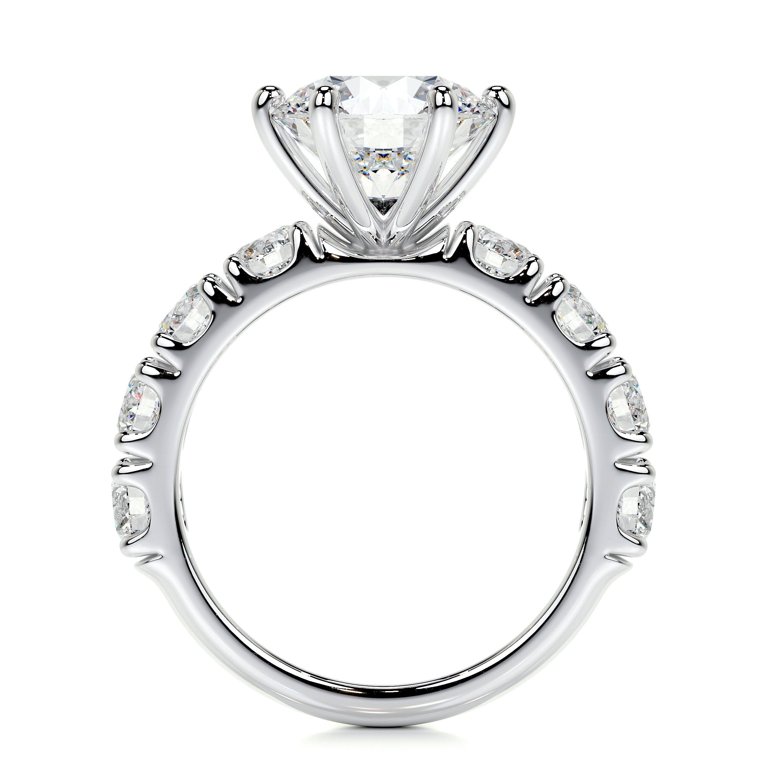 Molly Lab Grown Diamond Ring -14K White Gold (RTS)