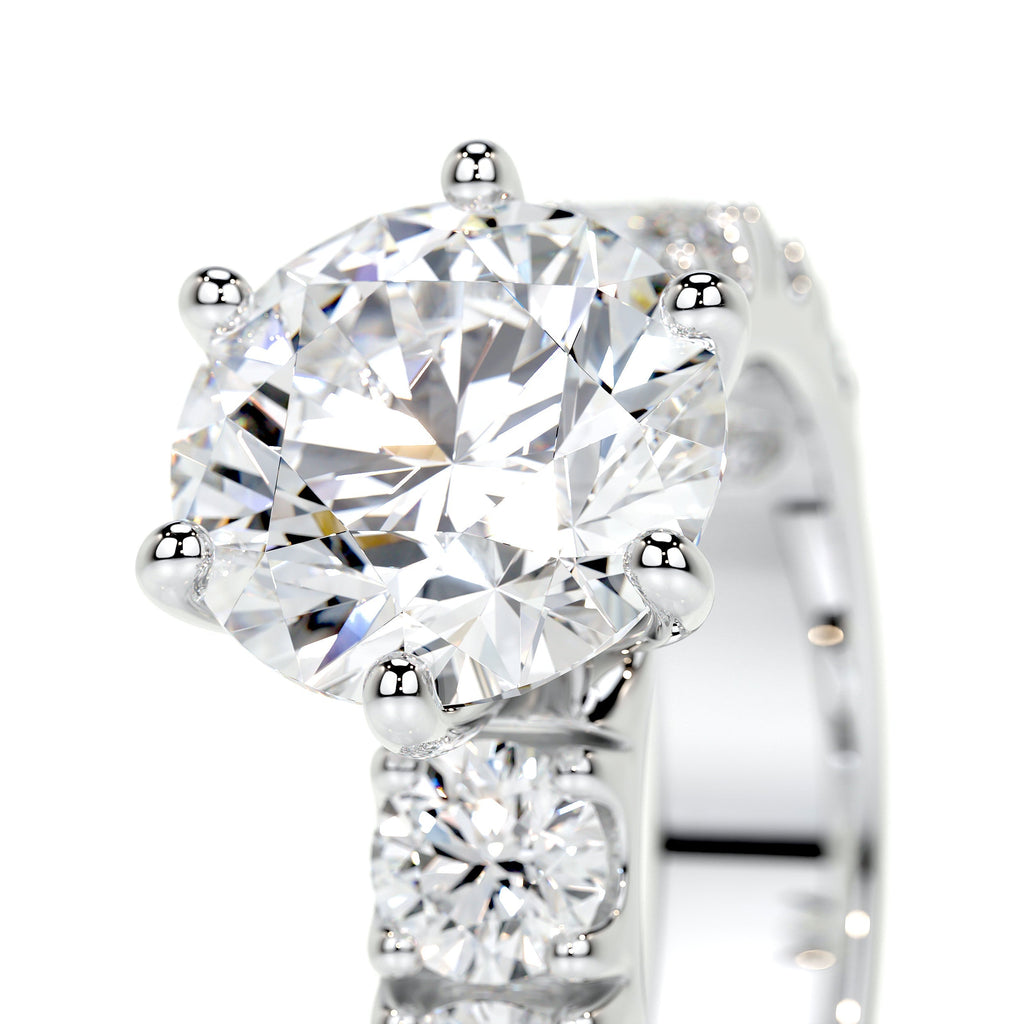 Molly Lab Grown Diamond Ring -14K White Gold (RTS)