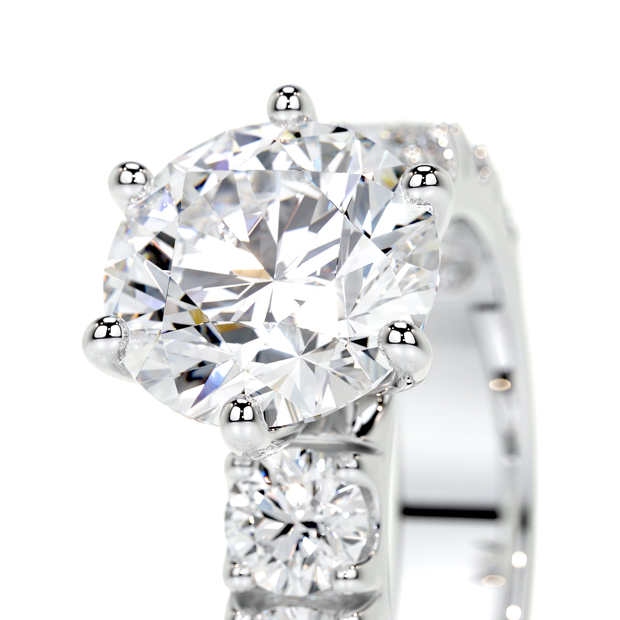 Molly Lab Grown Diamond Ring -14K White Gold (RTS)