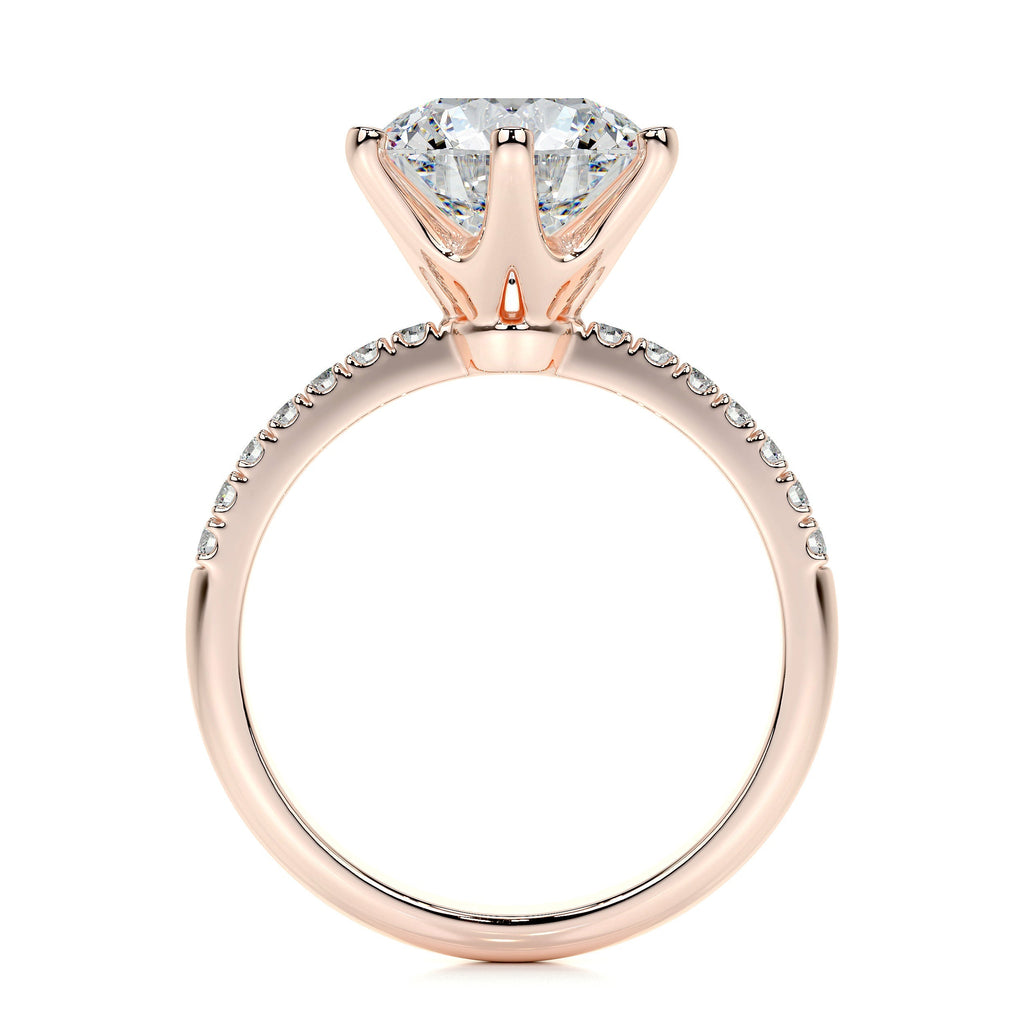 Samantha Lab Grown Diamond Ring -14K Rose Gold (RTS)
