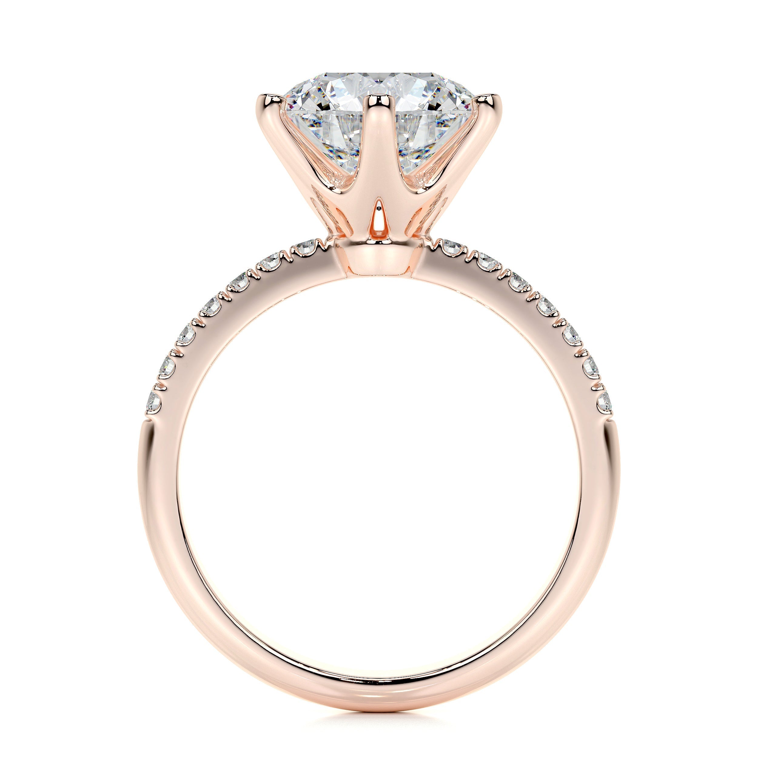 Samantha Lab Grown Diamond Ring -14K Rose Gold (RTS)