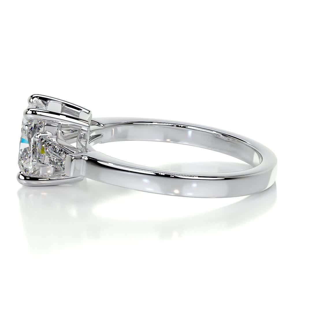 Skylar Diamond Engagement Ring -14K White Gold (RTS)