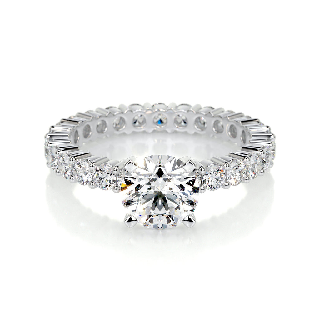 Jenna Lab Grown Diamond Ring -14K White Gold (RTS)