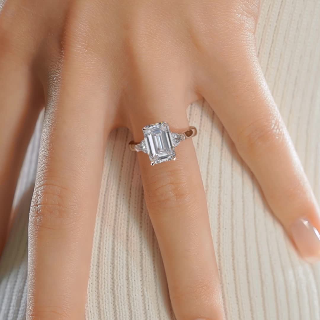Kamala Lab Grown Diamond Ring -14K Rose Gold (RTS)