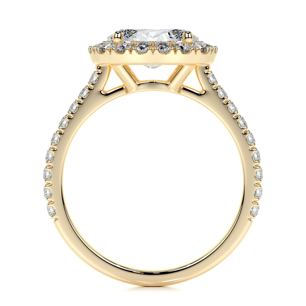 Alessandra Lab Grown Diamond Ring -18K Yellow Gold (RTS)
