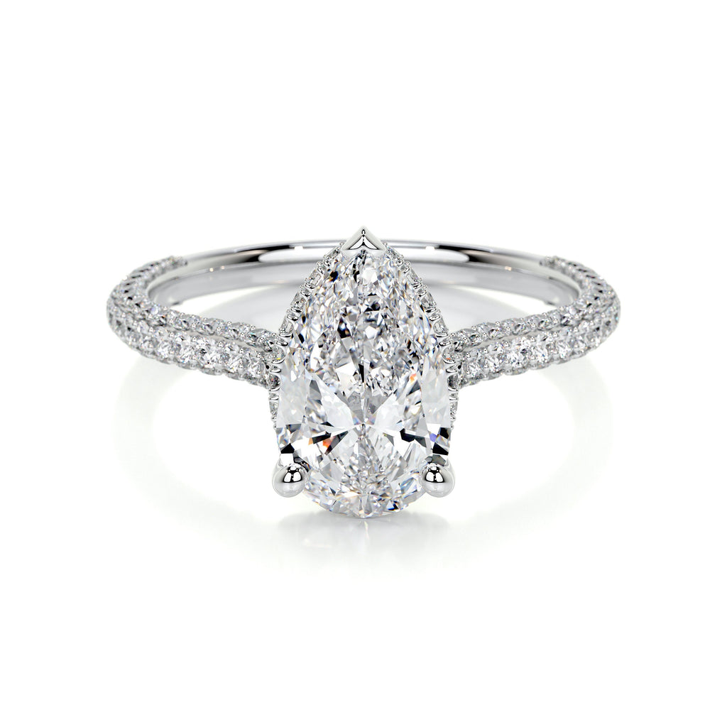 Nakia Lab Grown Diamond Ring -14K White Gold (RTS)