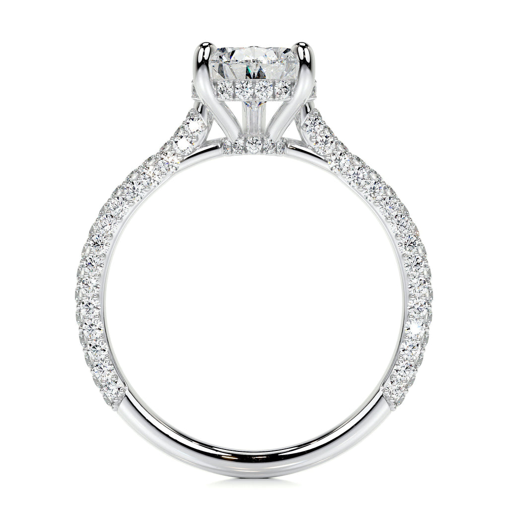 Nakia Lab Grown Diamond Ring -14K White Gold (RTS)