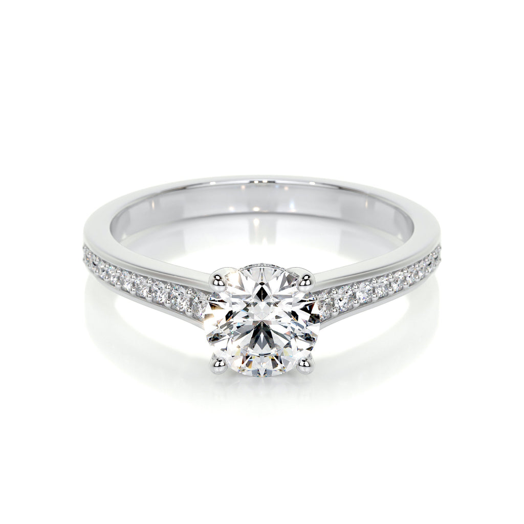 Lily Lab Grown Diamond Ring -14K White Gold (RTS)