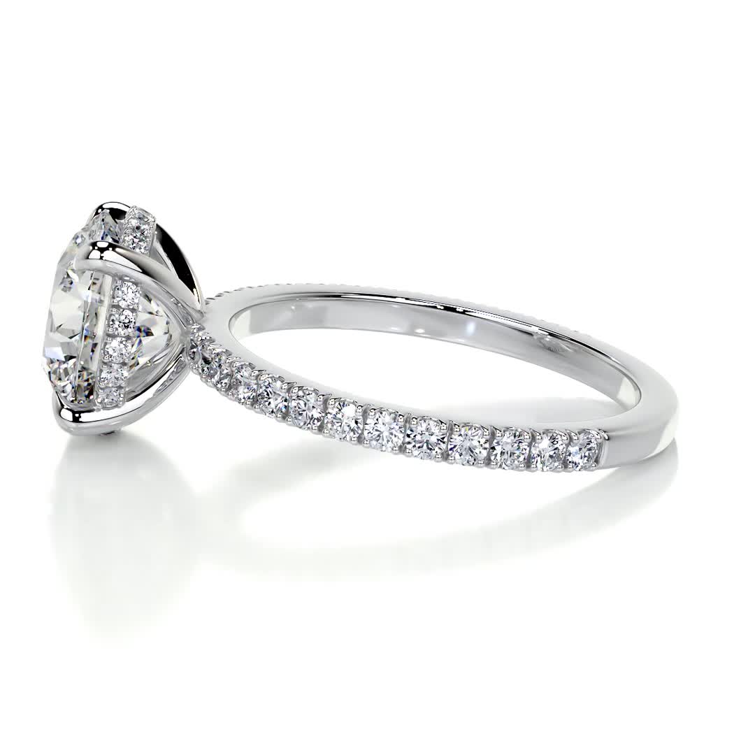 Valeria Lab Grown Diamond Ring -Platinum (RTS)