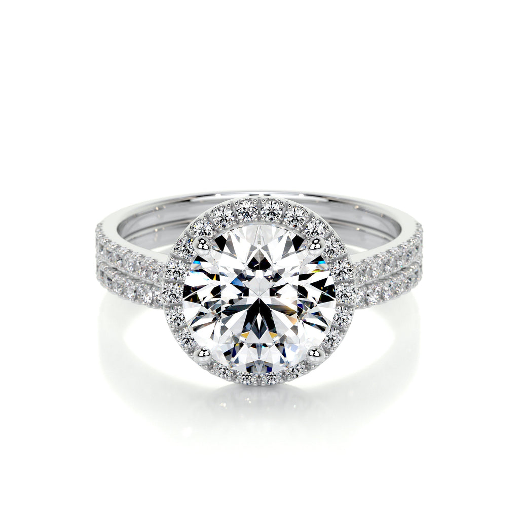 Layla Lab Grown Diamond Bridal Set -18K White Gold (RTS)