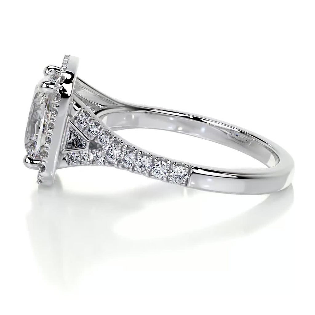 Lissete Lab Grown Diamond Ring -14K White Gold (RTS)