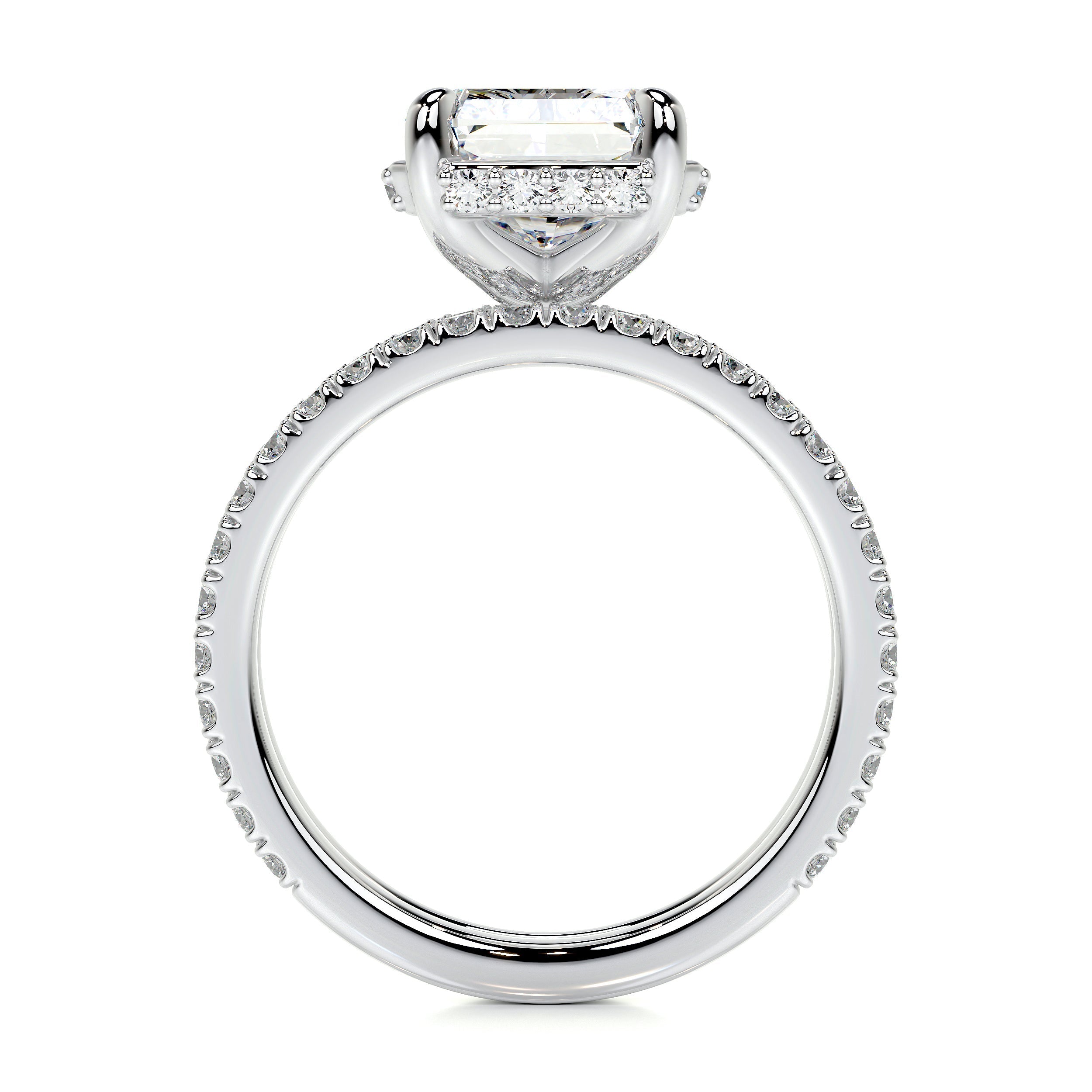 Luna Lab Grown Diamond Bridal Set -14K White Gold (RTS)