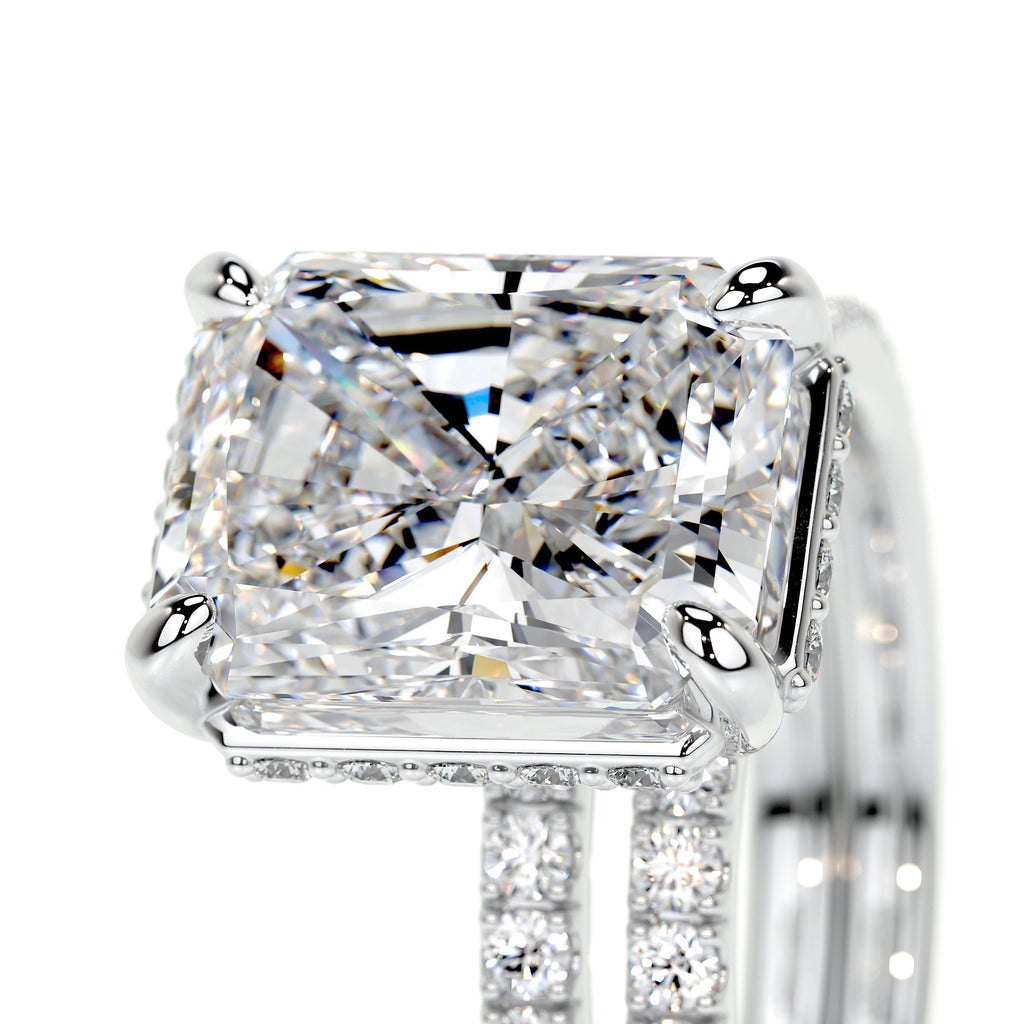 Luna Lab Grown Diamond Bridal Set -14K White Gold (RTS)