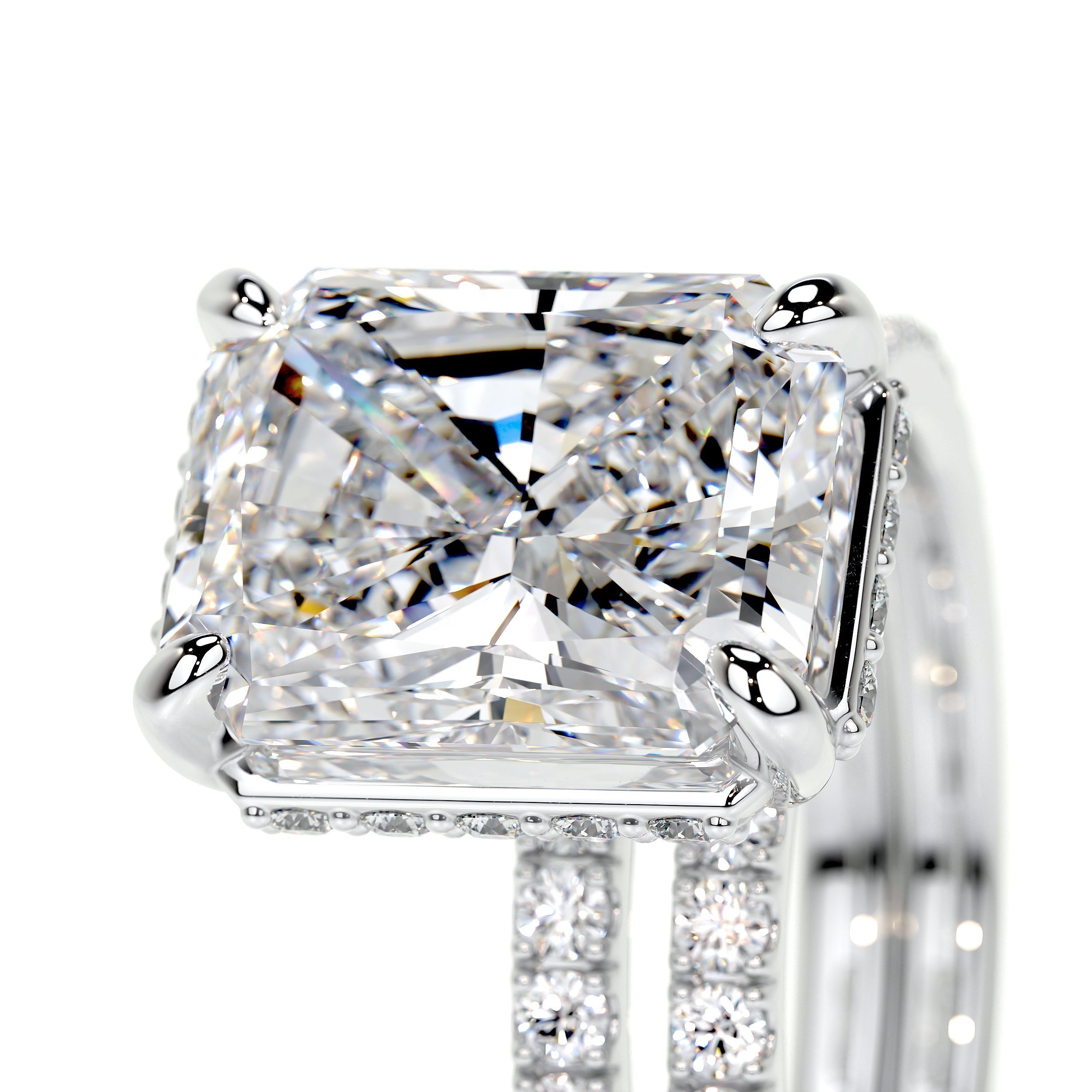 Luna Lab Grown Diamond Bridal Set -14K White Gold (RTS)