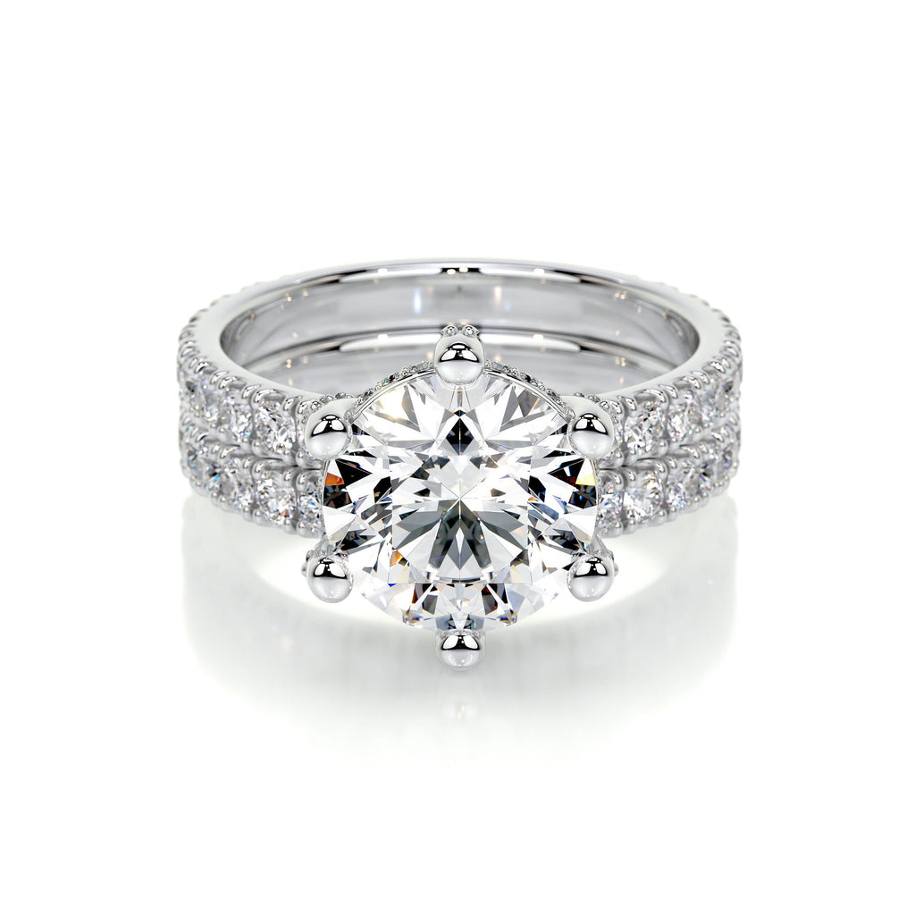 Paris Lab Grown Diamond Bridal Set -14K White Gold (RTS)