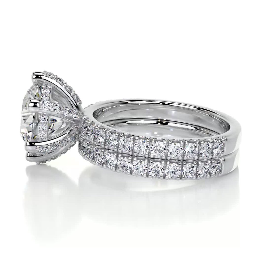 Paris Lab Grown Diamond Bridal Set -14K White Gold (RTS)