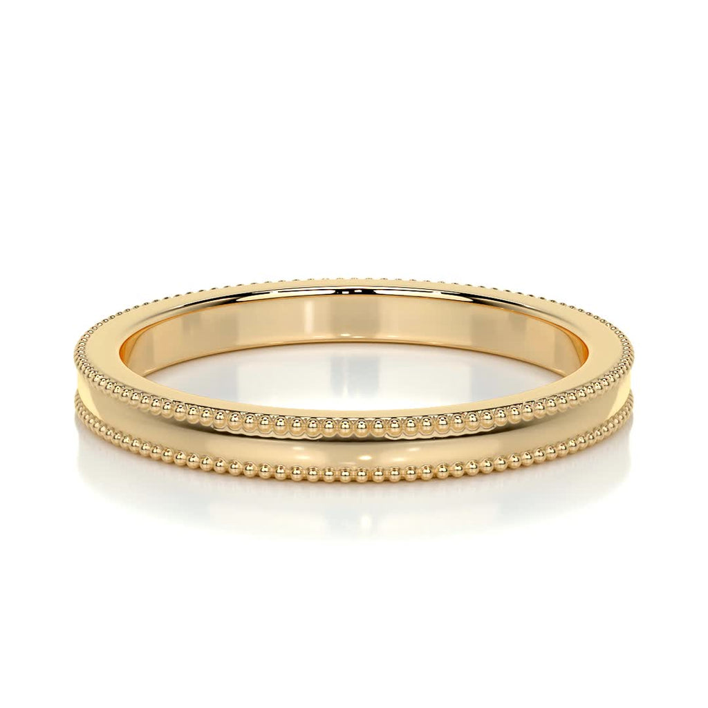 Sacha Wedding Band -18K Yellow Gold (RTS)