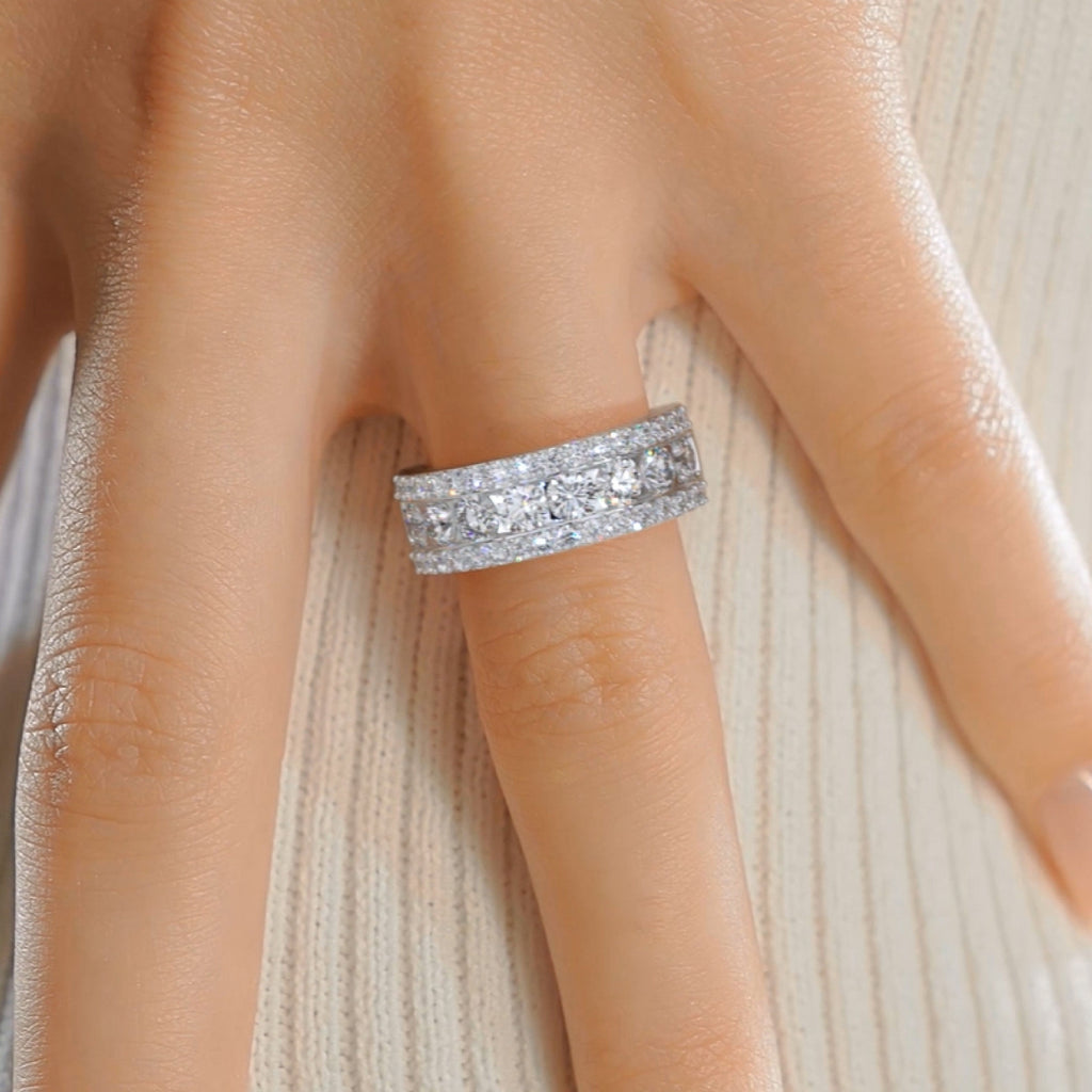 Nia Diamond Wedding Ring   (2 Carat) -Platinum (RTS)