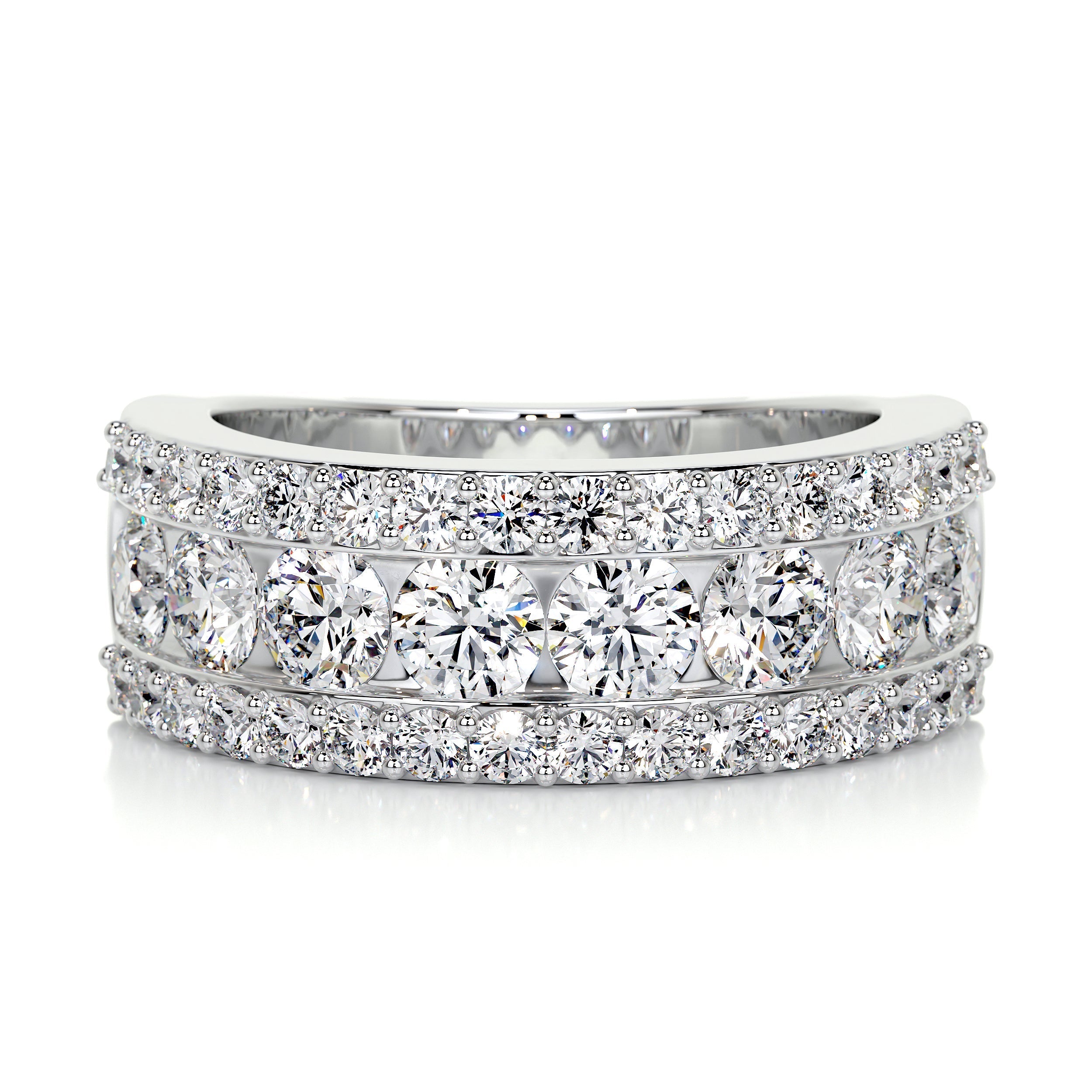 Nia Diamond Wedding Ring   (2 Carat) -Platinum (RTS)