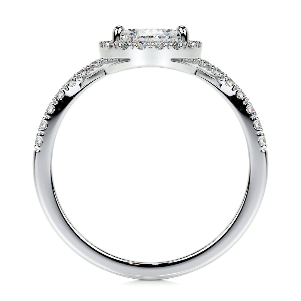 Miranda Lab Grown Diamond Ring -14K White Gold (RTS)