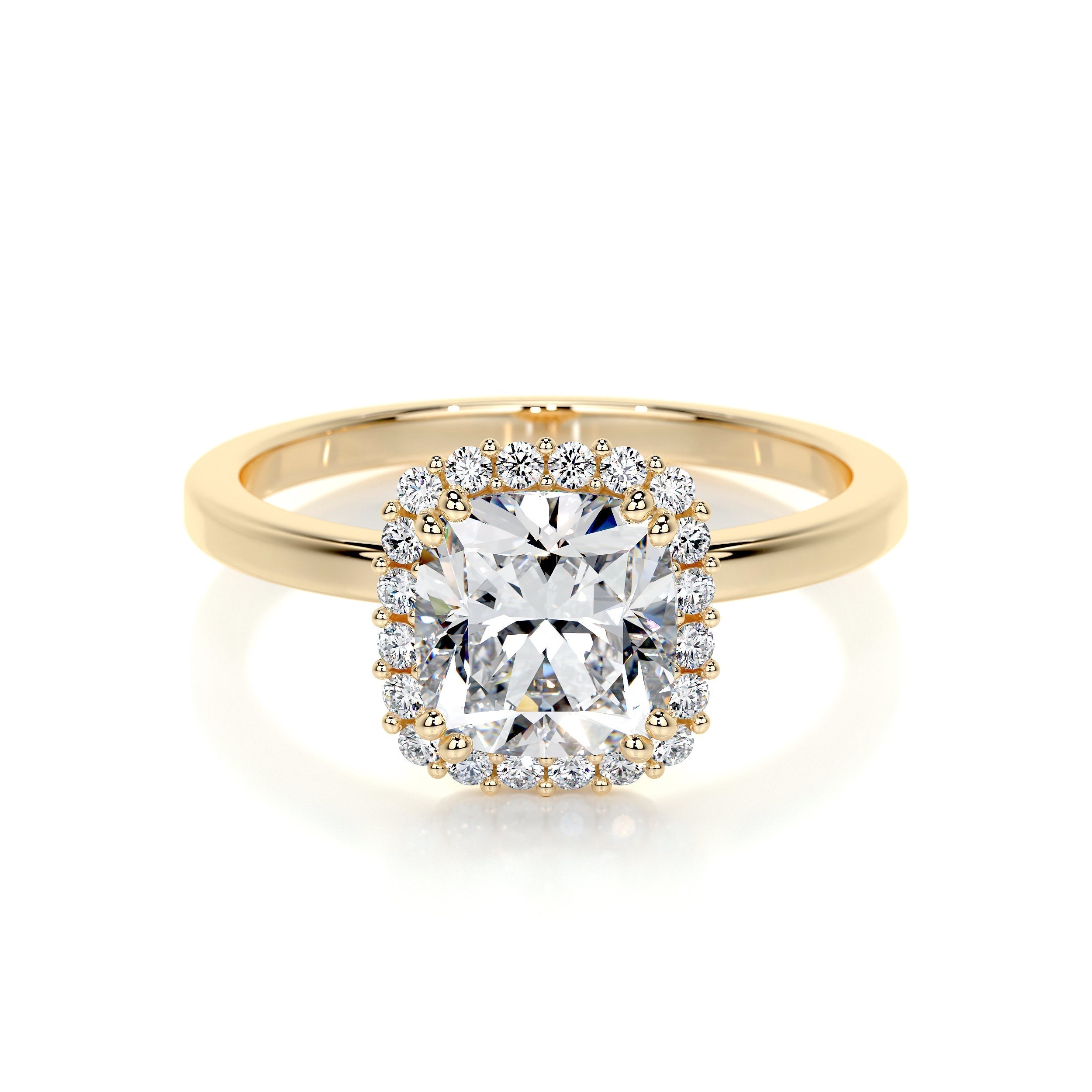 Emery Lab Grown Diamond Ring - 18K Yellow Gold (RTS)