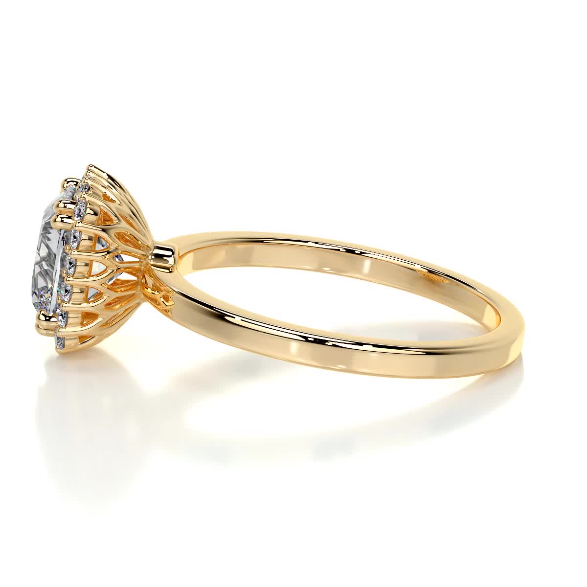 Emery Lab Grown Diamond Ring - 18K Yellow Gold (RTS)
