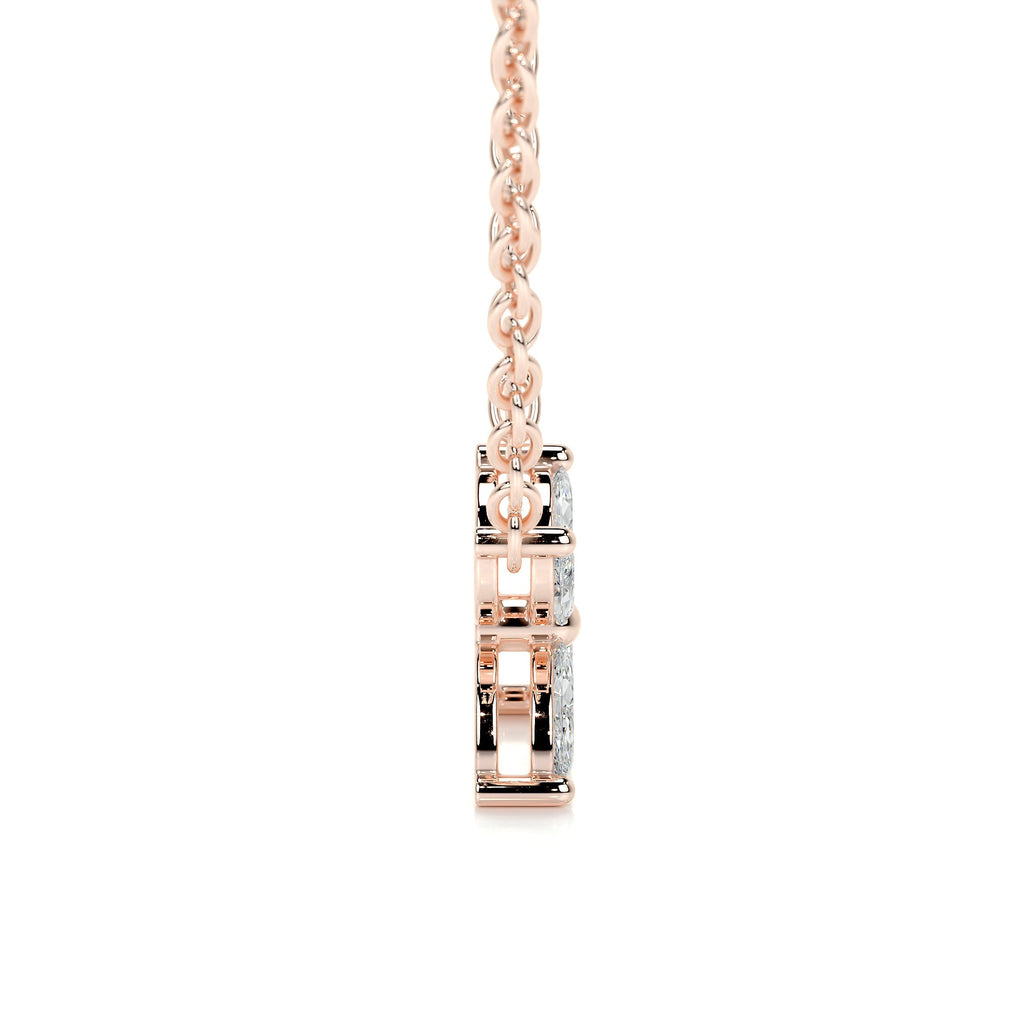 Michelle Lab Grown Diamond Pendant   (0.20 Carat) -14K Rose Gold (RTS)